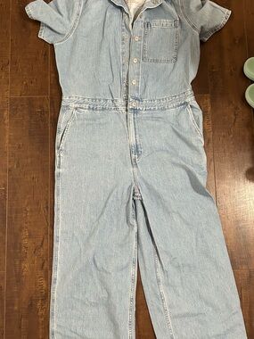 Levi's Light Wash Denim Jumpsuit Romper